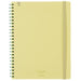 Kokuyo Sooofa Soft Ring Notebook - A5, yellow