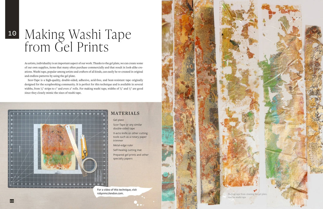 Gel Plate Printing for Mixed - Media Art - Art Department LLC