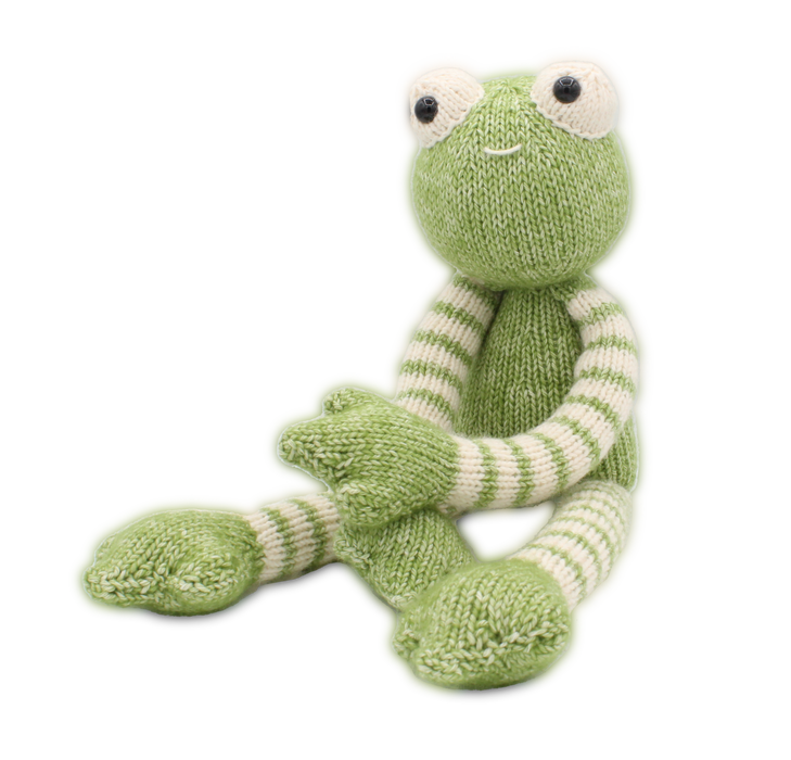 DIY Knitting Kit - Tinus Frog