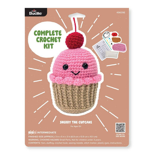 Amigurumi Crochet Kit - Sherry the Cupcake - Art Department LLC
