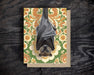 Flying Fox Bat - Note Card - Art Department LLC
