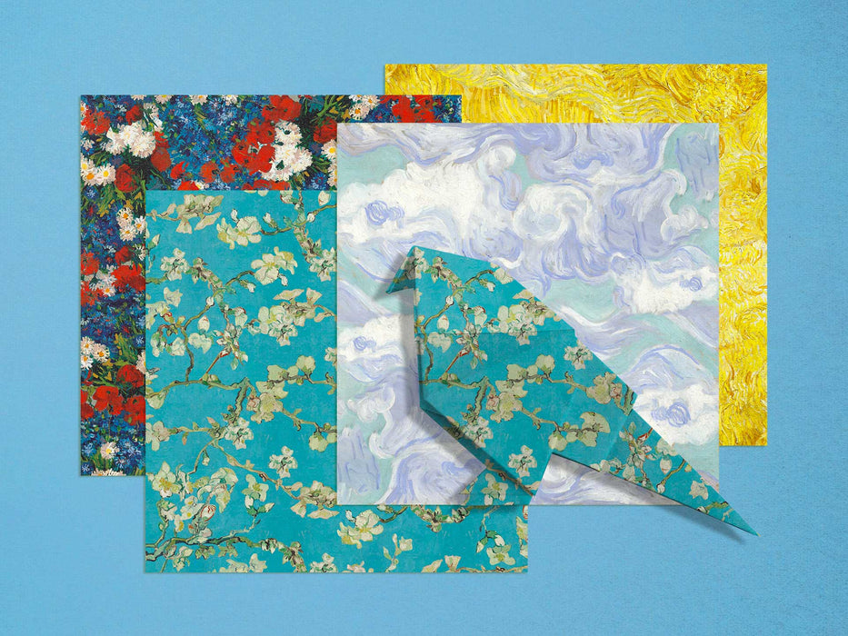 Van Gogh Patterned Origami Paper