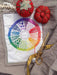 Color Wheel Embroidery Sampler - Art Department LLC