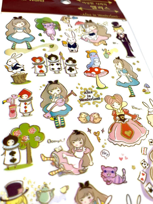 Alice in Wonderland Stickers