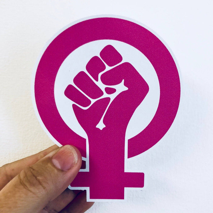 Girl power feminist sticker - Art Department LLC