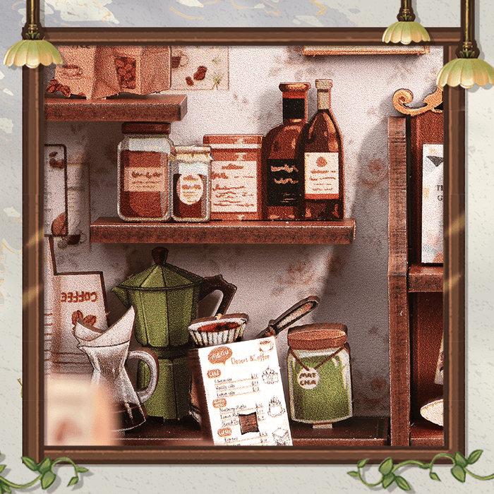 DIY Book Nook Kit: Sunny Café - Art Department LLC