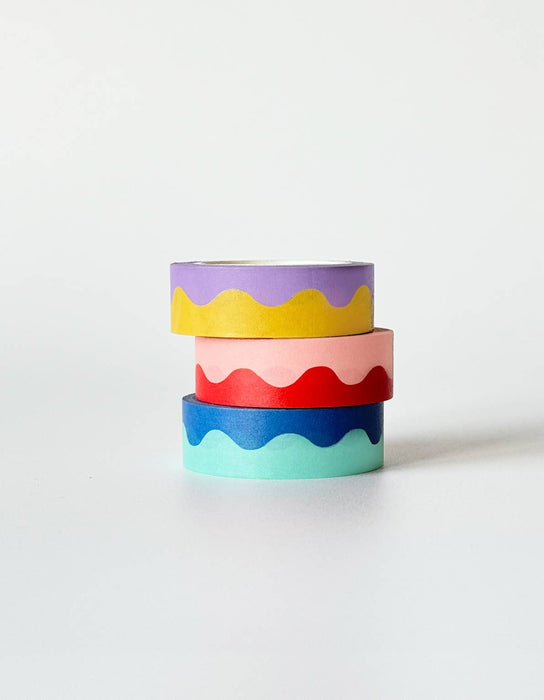 Washi Tape, Set of 3 | Squiggle - Art Department LLC