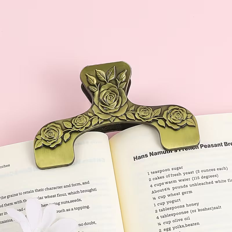 Vintage Rose Book Clip
