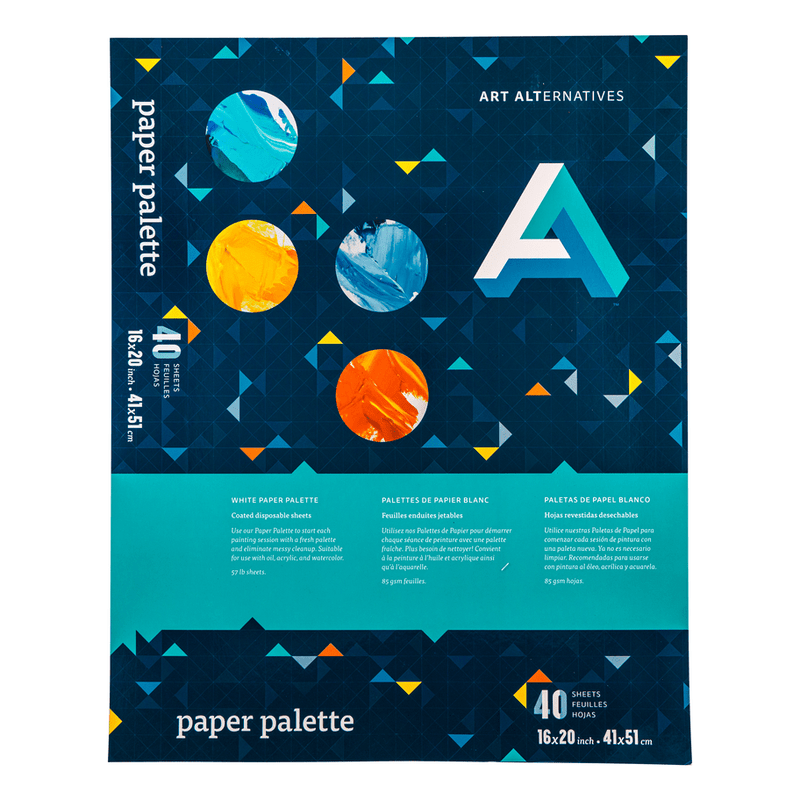 White Paper Palette Pads - Art Department LLC