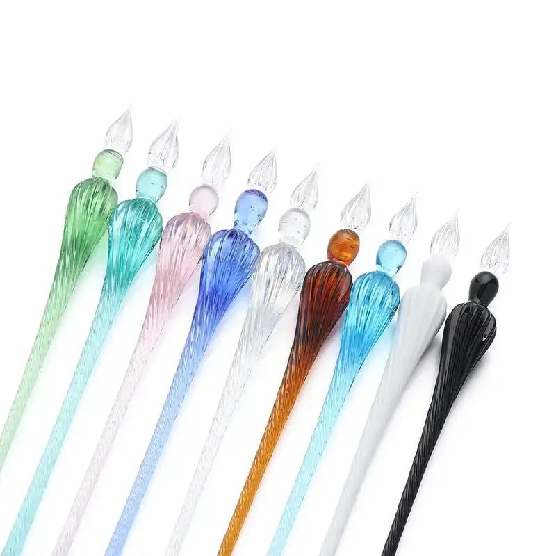 Assorted Colors Glass Dip Pen - Art Department LLC