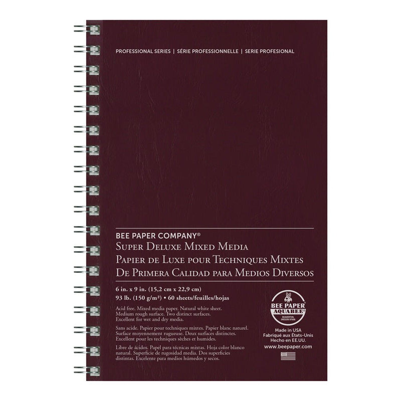 Bee Paper Super Deluxe Sketch Pads, 60 Sheet Wire Bound - Art Department LLC