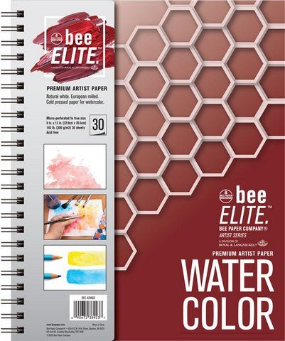 Bee Elite Watercolor Pads - Art Department LLC
