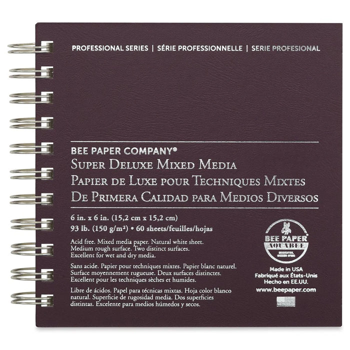 Bee Paper Super Deluxe Sketch Pads, 60 Sheet Wire Bound