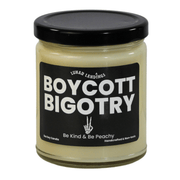 Boycott Bigotry Soy Candle - Art Department LLC
