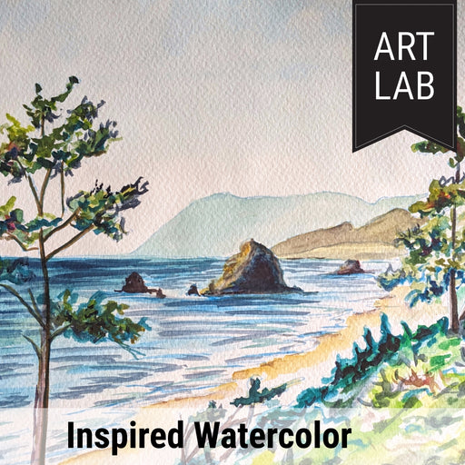 Art Lab Inspired Watercolor- Cannon Beach Experience