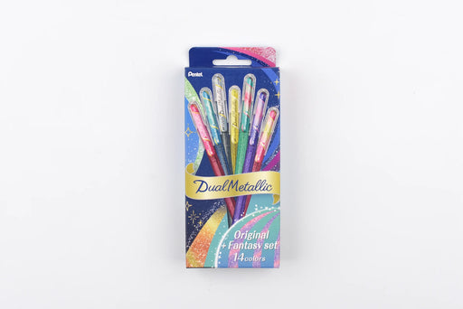 Pentel Dual Metallic Ballpoint Pen - 1.0mm - Set of 14 - Art Department LLC