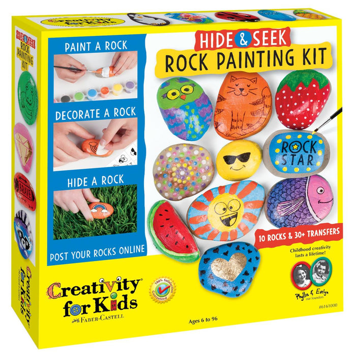 Creativity for Kids Hide and Seek Rock Painting Kit