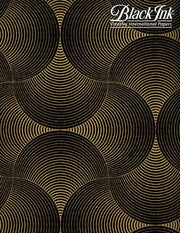 Black Ink Handmade Screenprinted Decorative Paper - Art Department LLC