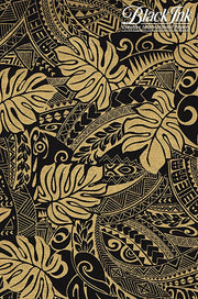 Black Ink Handmade Screenprinted Decorative Paper - Art Department LLC