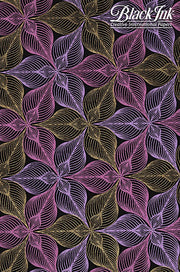 Black Ink Handmade Screenprinted Decorative Paper - Art Department LLC