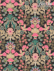 Black Ink Handmade Screenprinted Decorative Paper - Art Department LLC