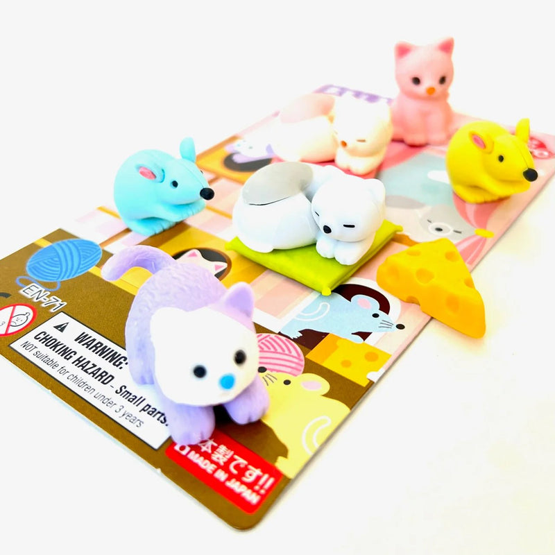 Sekisei Animal Erasers - Art Department LLC
