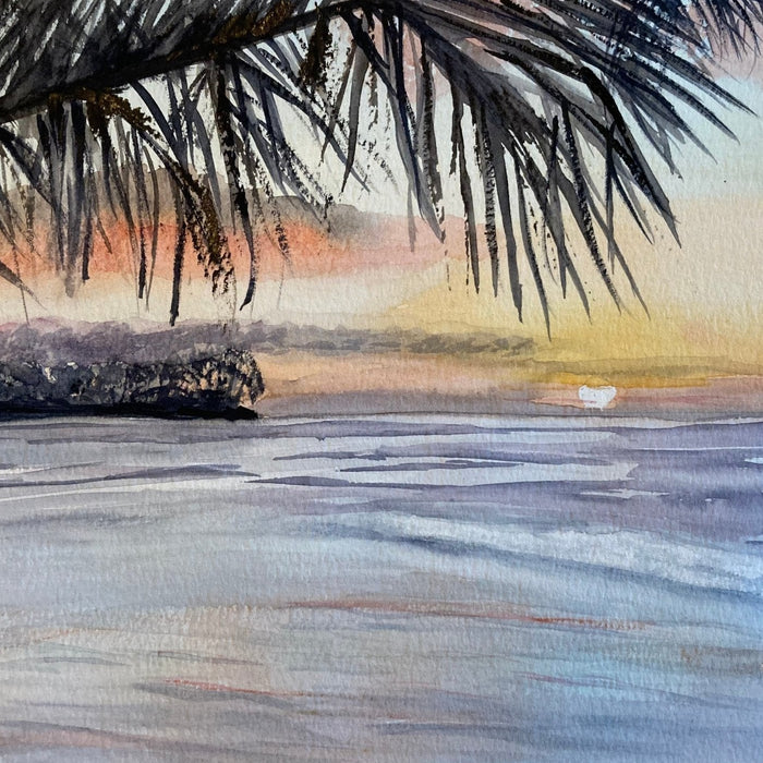 Tropical Sunset in Loose Watercolor With Claire Diehl - Art Department LLC