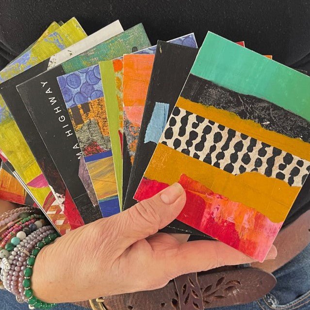 Lexicon of Collage: Creating a Deck of Mixed Media Collages with Dayna Collins - Art Department LLC