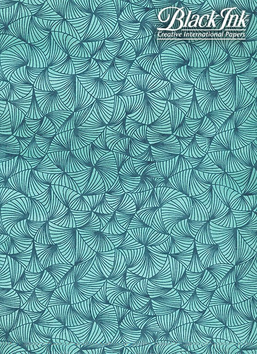 Black Ink Handmade Screenprinted Decorative Paper - Art Department LLC