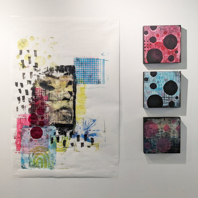 Gelli Printing Retreat, Transfers and Gelli Paintings with Jessica Ramey - Art Department LLC