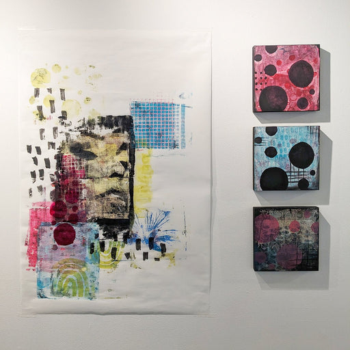 Gelli Printing Retreat, Transfers and Gelli Paintings with Jessica Ramey - Art Department LLC