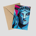 Protest Card, Lady Liberty