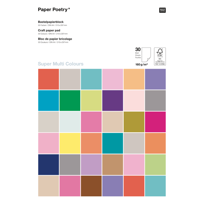 Paper Pad, Super Color