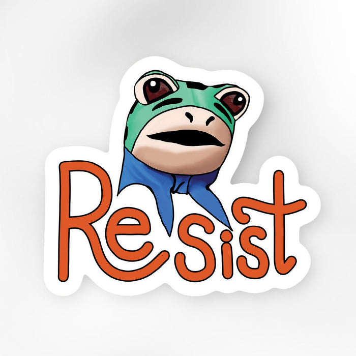 Resist Sticker by Jessica Ramey - Art Department LLC