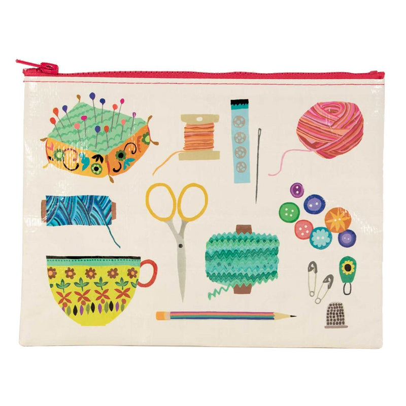 Blue Q Zipper Pouch - Art Department LLC
