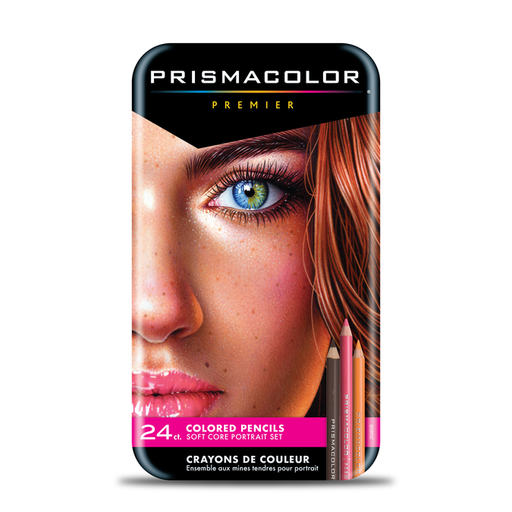 Prismacolor Premier Colored Pencil Set, 24-Pencil Set, Portrait