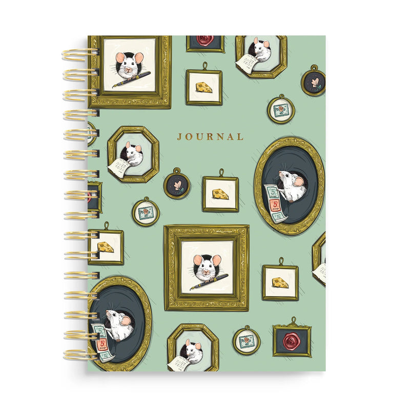 Mouse Cameo Spiral Notebook - Art Department LLC