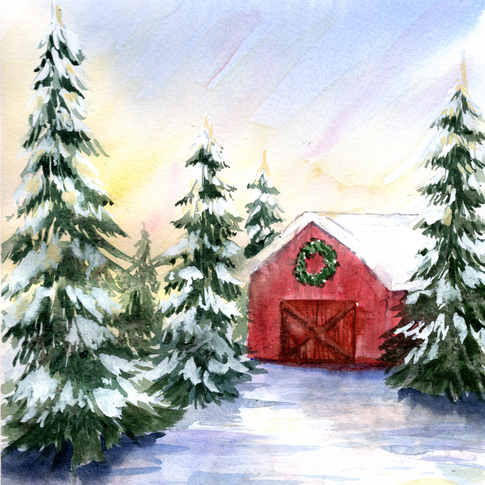 Winter Magic Watercolors with Elisa Mack