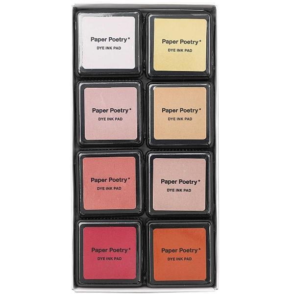 Stamp Ink Pad Sets Valentine Colors