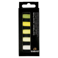 Rembrandt Pastel Half Stick Set, cool yellows