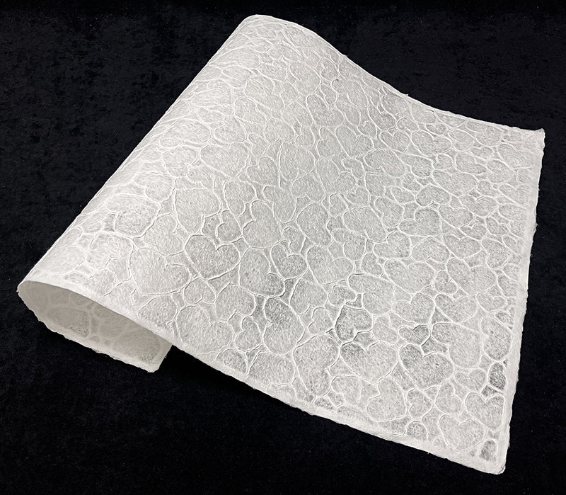 Lace Hearts Decorative Paper - Art Department LLC