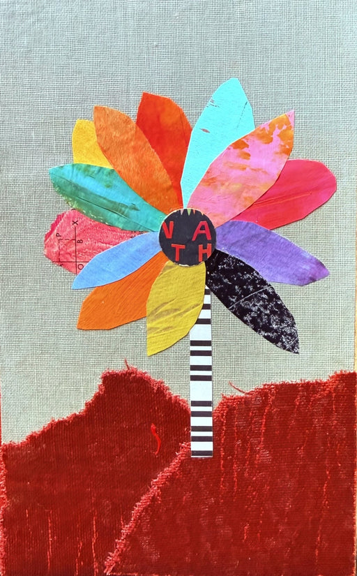 Curious Untamed Blooms in Collage - Art Department LLC
