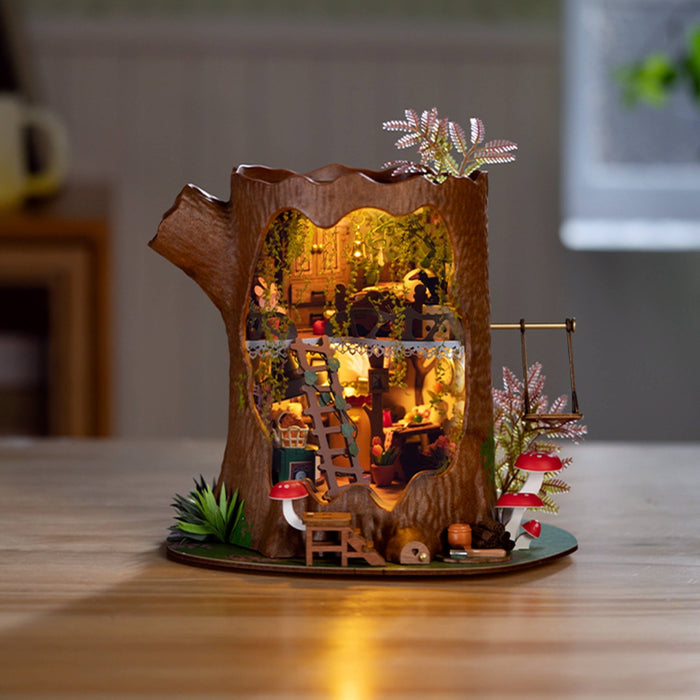 DIY Miniature House Kit: Fairytale Tree House - Art Department LLC