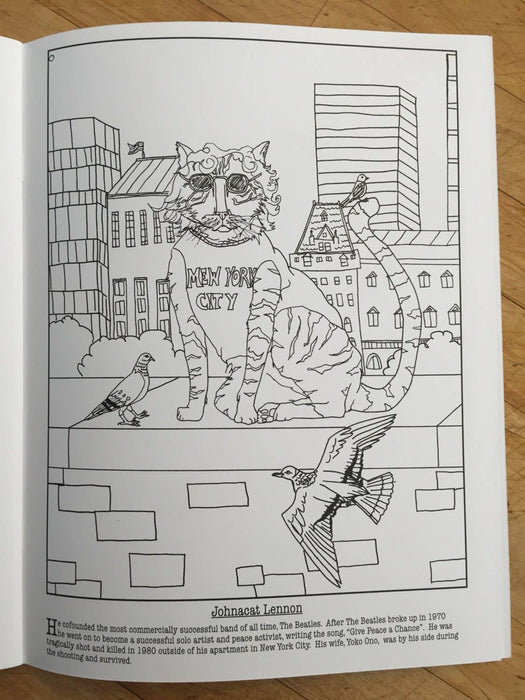 Costumed Cats, A Coloring Book Collection Of Great Cats In History!