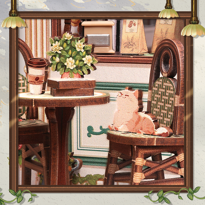 DIY Book Nook Kit: Sunny Café - Art Department LLC