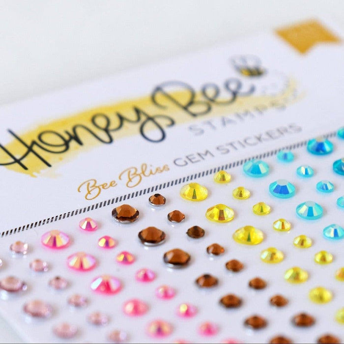 Bee Bliss Gem Stickers - 210 Count