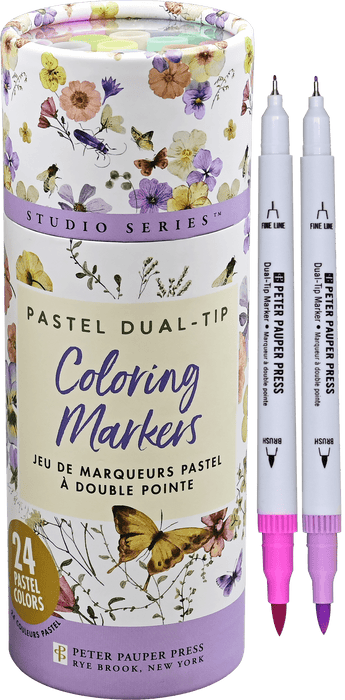 Studio Series Dual - Tip Pastel Markers (Set of 24) - Art Department LLC