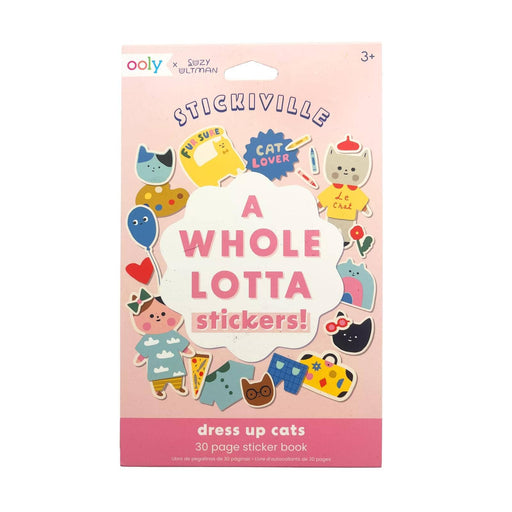 Stickiville A Whole Lotta Sticker Book - Dress Up Cats - Art Department LLC