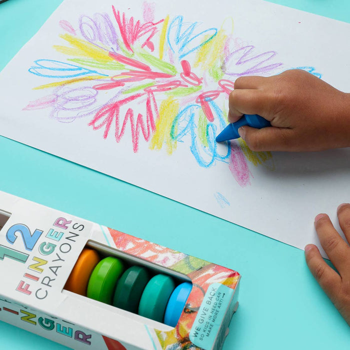 IHeartArt Jr 12 Finger Crayons - Art Department LLC