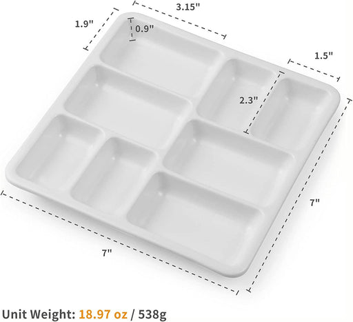 8 - Well Ceramic Paint Palette - Art Department LLC